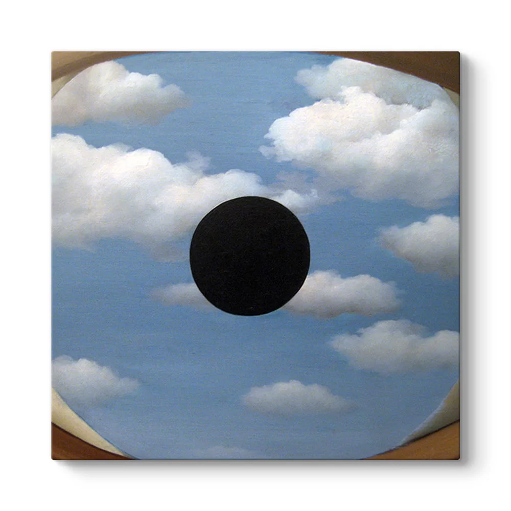 Rene Magritte - The False Mirror Tablosu - Model 3